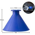 thumbnail image 5 of ZHAOCHENG Raspador de nieve, raspador de parabrisas, raspador de hielo mágico para automóvil, raspador de hielo automático, cepillo redondo para nieve 2 en 1 con embudo de aceite, cepillo redondo para, 5 of 5
