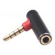 thumbnail image 5 of Adaptador , adaptadores de auriculares estéreo de ángulo de 90 degree de 3,5 mm  Negro shamjiam Adaptador de auriculares, 5 of 9