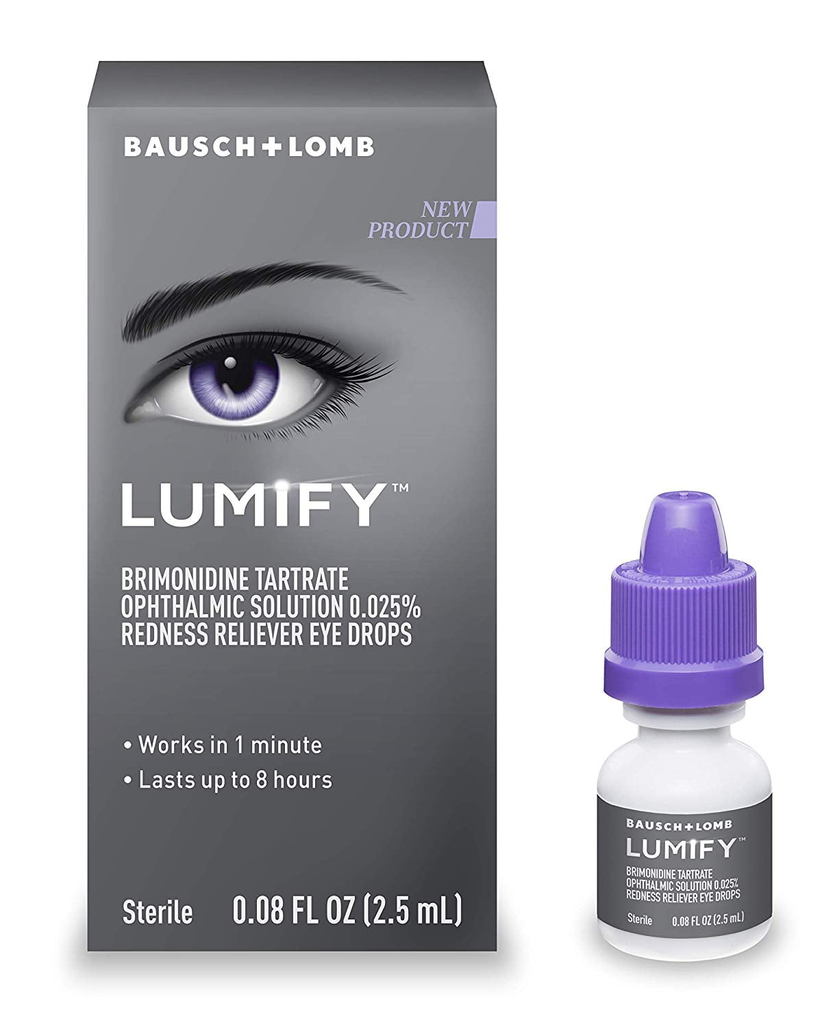 Lumify Redness Reliever Eye Drops 0.08 oz each - Walmart.com