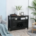 thumbnail image 2 of HOMCOM Sideboard Buffet Credenza Storage Cabinet with Drawer Wine Rack, 2 of 10