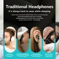 thumbnail image 4 of facefd Stereo Sound 2 Channel Under Pillow Speaker 5.0 Conduction Sound Box Portable Travel Use Subwoofer Black Black, 4 of 6