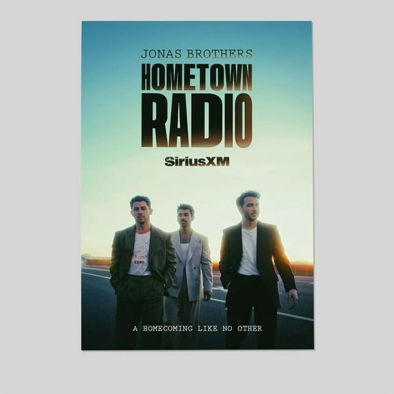 Celebrate 20 years of Jonas Brothers with Hometown Radio Size 24''x36'' - Kiloa