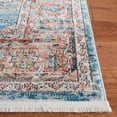 thumbnail image 4 of SAFAVIEH Shivan Zeke Oriental Distressed Runner, Blue/Red, 2'6" x 6', 4 of 9