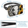 thumbnail image 3 of Unicorn skeleton Waist Pack Fanny Pack Running Belt Lightweight Adjustable with Extension Strap Unisex, 3 of 7