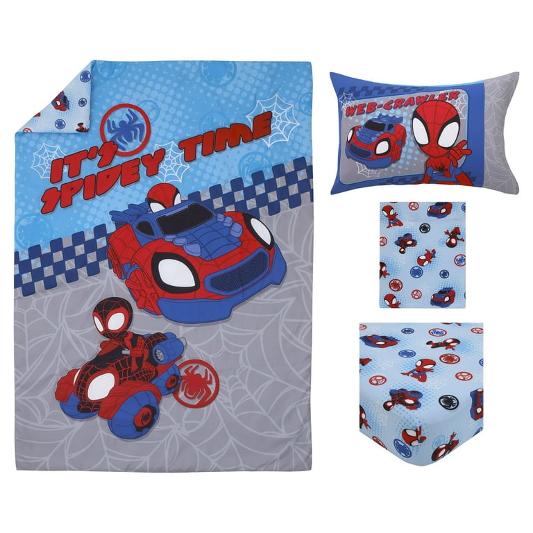Sunny Side Up Spidey & His Amazing Friends Bed Set, Size: Full