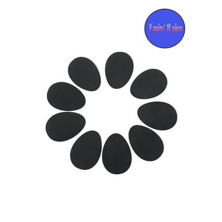 NK Fashion 9 Pairs Black Anti-slip Shoe Grips Pads, Non Slip Self-Adhesive  Shoe Grips Shoes Rubber Shoe Sole Protector for High