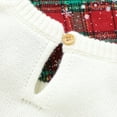 thumbnail image 6 of Bagilaanoe Newborn Baby Boy Girl Christmas Romper Sweater Long Sleeve Bodysuits Deer Print Pullover 3M 6M 9M 12M 18M Infant Warm Jumpers Tops Fall Loose Knitwear, 6 of 9
