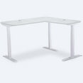 thumbnail image 1 of MotionGrey en L - Bureau Debout à Trois Moteurs avec Réglages de Mémoire - Dessus Blanc 71 Pouces x 65 Pouces Cadre Blanc - Table d'Ordinateur Réglable Assis-Debout pour la Maison, le Bureau et le Jeu, 1 of 1