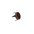 thumbnail image 1 of Estoperol Acero Pata Plano 1000 Pzas 6mm Adorno Cobre Oscuro Ganon EP221, 1 of 3