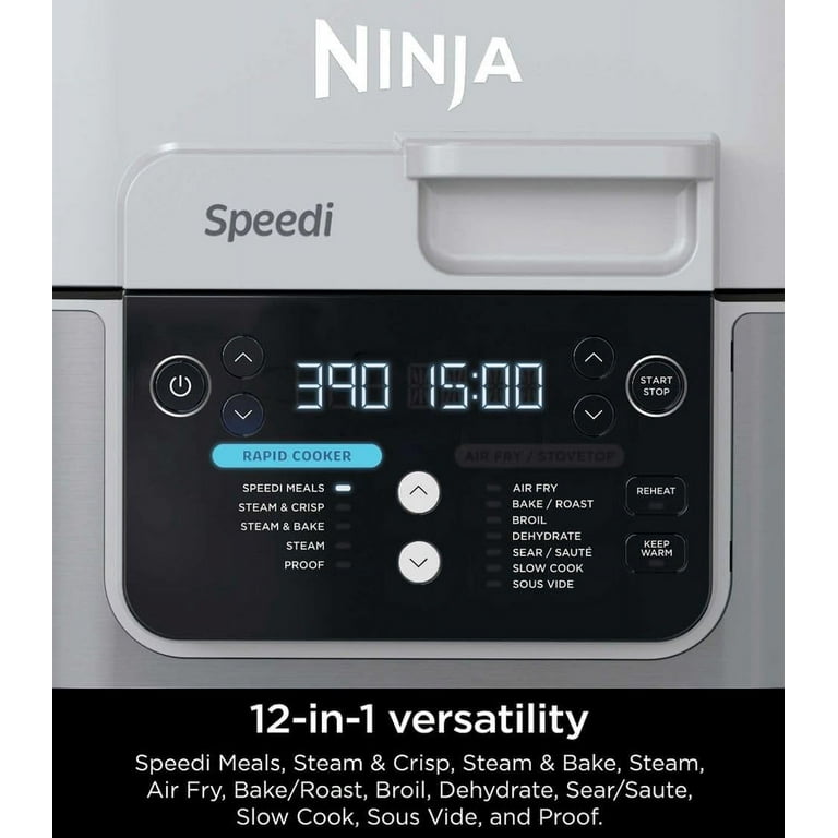 Ninja 6 Quart Speedi 12-in-1 Rapid Cooker and Air Fryer - Refurbished
