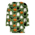thumbnail image 5 of Godom Women Halloween Shirt Halloween Tshirt Graphic Tees Fall Season 3/4 Sleeve Tops, 5 of 5