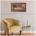 thumbnail image 5 of The Last Supper by Da Vinci The Classic Art Reproductions,Giclee Prints Framed WallArt for Home Decor,Image Size:24x12 inches,Faux Wood Grain With Narrow Silver Inner lip Framed Size:28.5x16.5 inchs, 5 of 8