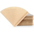 thumbnail image 1 of EcoNesxp 100pcs disposable coffee filter cone coffee filter cups for drip coffee machine 4 cups, 1 of 5