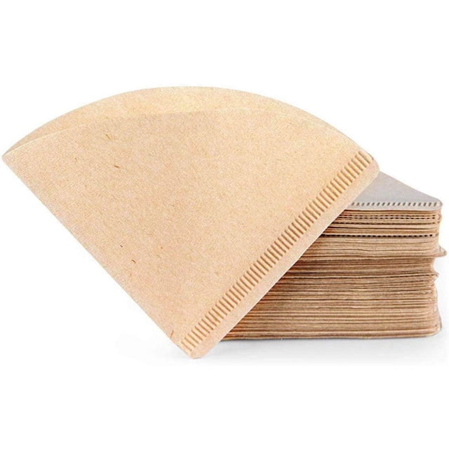 EcoNesxp 100pcs disposable coffee filter cone coffee filter cups for drip coffee machine 4 cups