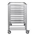 thumbnail image 2 of golytefs 9 Tier 3 Inch Spacing Aluminium Baking Tray Rack with Wheels Rolling Bakers Rack, 2 of 9