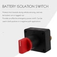 thumbnail image 1 of 12V 300A Battery Power Disconnect Battery Switch Rotary Isolator Kill on Off Switch for RV Boat Car Truck Auto Yacht, 1 of 5