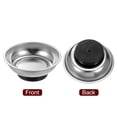 thumbnail image 3 of Uxcell Round Magnetic Tray 3" x 1" Stainless Steel Magnet Tool Tray Parts Holder for Socket Screw Nuts Bolts, 3 of 6