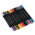 thumbnail image 3 of Paint Markers, Plastic Watercolor Paints Double Ended Drop Resistant Acrylic Paint Pens No Fade  For Home For School, 3 of 8