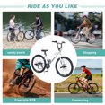 thumbnail image 5 of 26 inch Bike for Boys and Girls, Freestyle BMX Bike for Kids Teens Adults Age 12+, 7 Speed Bicycle, Hybrid Bike, City Bike, Black, 5 of 7