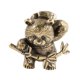 thumbnail image 4 of Adorno de panda de latón Figura de panda de latón Estatua en miniatura para coche con bambú Estatua decorativa de panda para oficina y hogar Feng Shui, 4 of 9