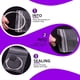 thumbnail image 4 of Bolsa de Joyería de PVC Transparente de 190 Piezas, 5 Tamaños, Bolsa de Plástico Autosellada con Cremallera y Tiras de Papel Antideslustre, Kit Surtido, 4 of 5