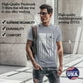 thumbnail image 5 of Greenyef Graphics We The People 1776 Distressed American USA Flag Men's T-Shirt (Gray & White, Medium), 5 of 6