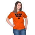 thumbnail image 4 of Mama Bear Paw Print Cute Mothers Day Women's Graphic T Shirt Tees Brisco Brands M, 4 of 6