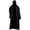 Black, variant on Men Hooded Robe Cloak Fancy Cool