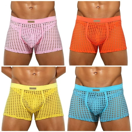 

Arjen Kroos Men s Underwear Breathable Mesh Boxer Briefs Trunks