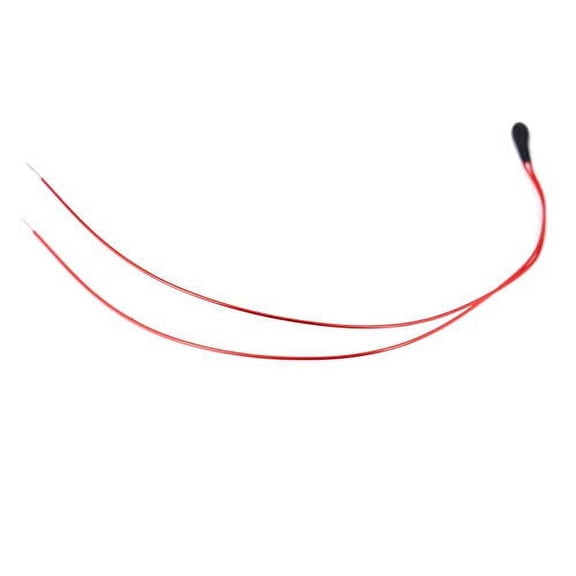 THONZER 10pcs 10K Ohm MF52B NTC Thermistor Resistors High Sensitivity with 60mm Enameled Wire Temperture Sensor(10K)