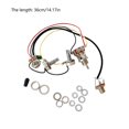 thumbnail image 5 of YongCo Guitar Wiring Hareness Kits 500K Pots Control 1V 1T 500K 3-Way Switch with Jacks, 5 of 7