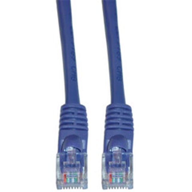 Cat6 Violet Ethernet Patch Cable Snagless Moulé Boot 50 foot