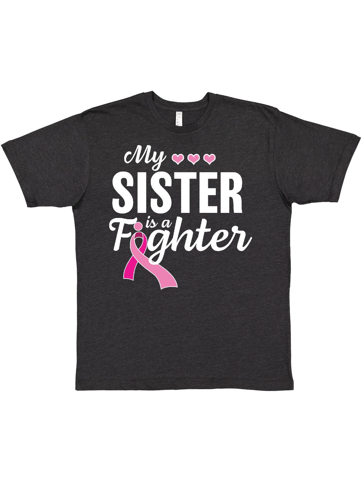 Kustlijn hoog lezing Inktastic Breast Cancer Awareness My Sister is a Fighter T-Shirt -  Walmart.com