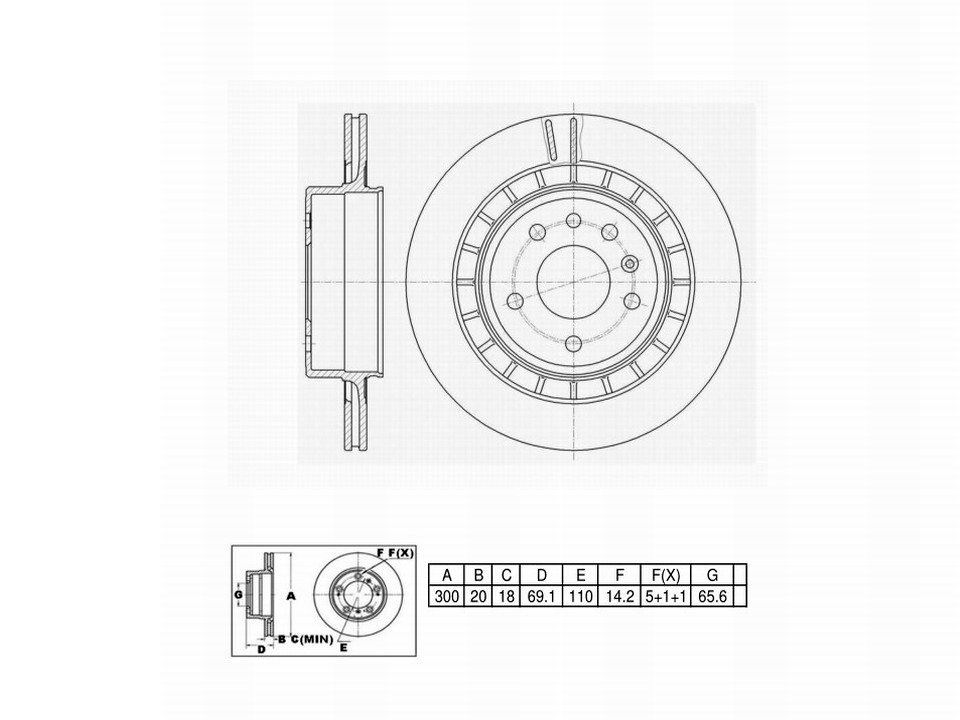 Winstop Brake Rotor, Rear WS245292, Saab 9-5 2009-2002