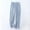 Blue, variant on Casual Pants for Women Pants Women Full Length Pants Solid Color High Waist Plus Size Loose Pants with Drawstring Elastic Waist Cuffed Ankle Leisure Pants for Winter and Fall