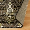 thumbnail image 3 of Caldwell Modern Floral Damask Indoor Area Rug by Blue Nile Nills - 2' 7" x 8', Black, 3 of 3