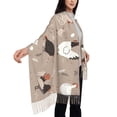 thumbnail image 4 of Sigee Chicken for Scarf for Women Winter Warm Scarfs with Fringe, 4 of 8
