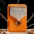 thumbnail image 1 of 21 Key Kalimba Finger Piano Solid Maple Wood Kalimba Thumb Piano Keyboard Musical Instrument Mbira for Beginner, 1 of 5