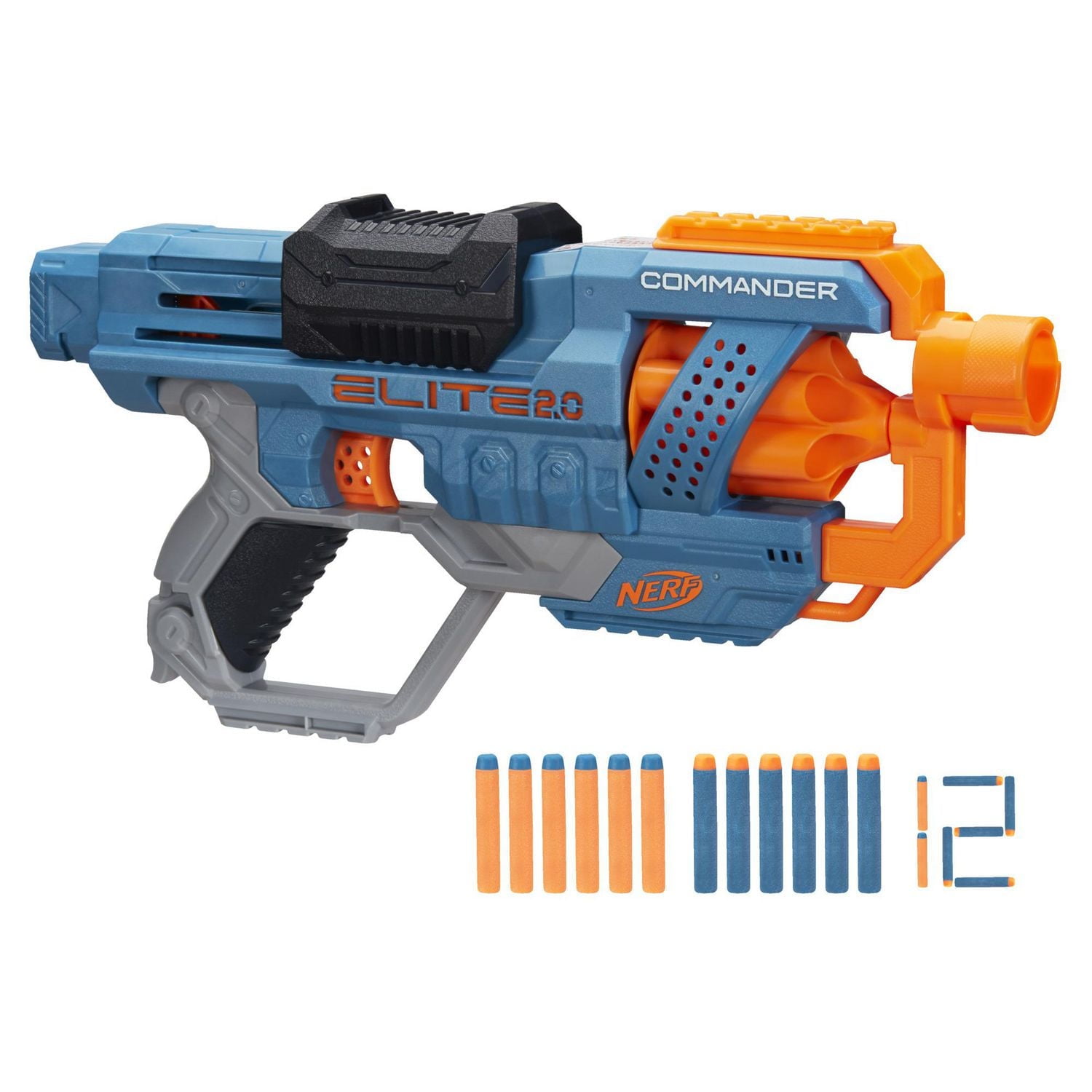 ナーフ エリート デルタトルーパーとエリート2.0 コマンダー RD-6 Nerf Elite 2.0 Commander RD-6 Dart Blaster, Rotating Drum, 12 Nerf