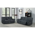 thumbnail image 2 of Global Furniture USA EVELYN-DOMINO GRANITE-PCRLS Evelyn Power Console Reclining Loveseat, Granite, 2 of 4