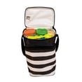 thumbnail image 5 of J.L. Childress 6 Bottle Bag, Breastmilk and Baby Bottle Bag for Daycare, Includes Ice Pack, Black/White Stripe, 5 of 9