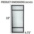 thumbnail image 6 of Honeywell Replacement HEPA Air Purifier H Filter, H 10.0" x W 4.6" x L 1.4", HRFH1, 1 Pack, 6 of 6