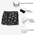 thumbnail image 3 of Fotbe purple cyan brown Skull Calzoncillos Tipo Boxer con Bolsa de Soporte Total para Hombre, X-Temp Fresco, Transpirable y de Secado Rápido-Medium, 3 of 5