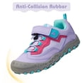 thumbnail image 3 of Zapatos de senderismo Mishansha Low Top Sneakers para niños morados 11.5, 3 of 7