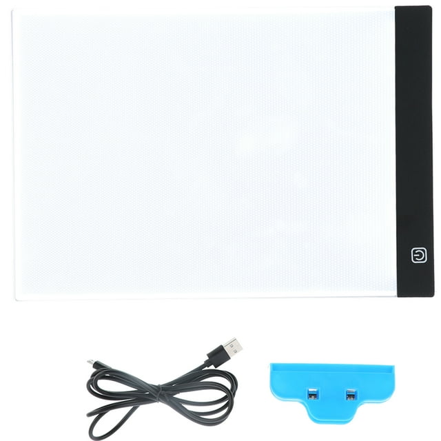 Trace Light Pad, Durable A4 Copy Board Light Box Portable Sturdy For Stained Glass For Embroidery For Scrapbooking For Transfer For Streaming Media
