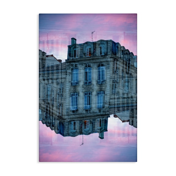 Stupell Industries Surreal Symmetry Building Facade Canvas Wall Art design by Robin Vandenabeele, 36 x 24
