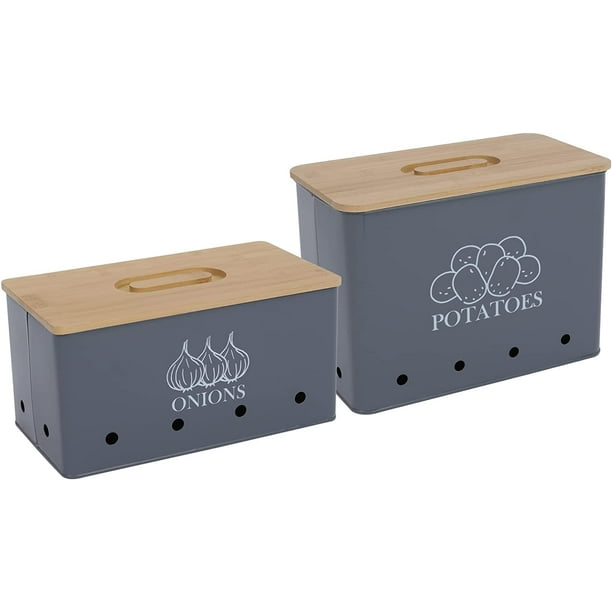 Potato Onion Storage Box, Food Container Sets, Storage Canisters for