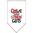 thumbnail image 6 of Pet and Dog Bandana Screen Printed, "Love Your Stinkin Guts", 6 of 10