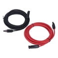 thumbnail image 4 of Solar Adaptor Extension Cable 2pcs 12AWG 4mm² Solar Panel Extension Cable Black Red Solar Adaptor Extension Cable With Female Male Connector 1000VDC, 4 of 8