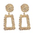 thumbnail image 1 of Pendientes de aleación trapezoidal geométrica hueca a la moda para mujer Wmkox8yi sjalhkljlk4207, 1 of 7